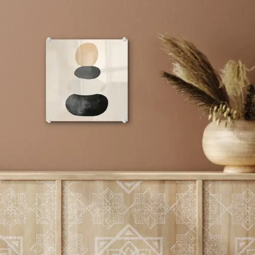 Japandi - Wabi sabi - Beige plexiglas 5mm klein -sfeer5