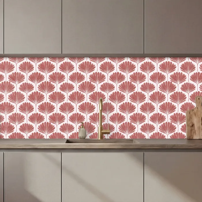 Waaier - Motief - Terra keuken achterwand 2 middel 871 zz_3dshopping