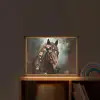 Paard - Natuur - Bloemen - Dieren - Bos Light Box met batterij (Wandlamp kind) middel -sfeer1_kind