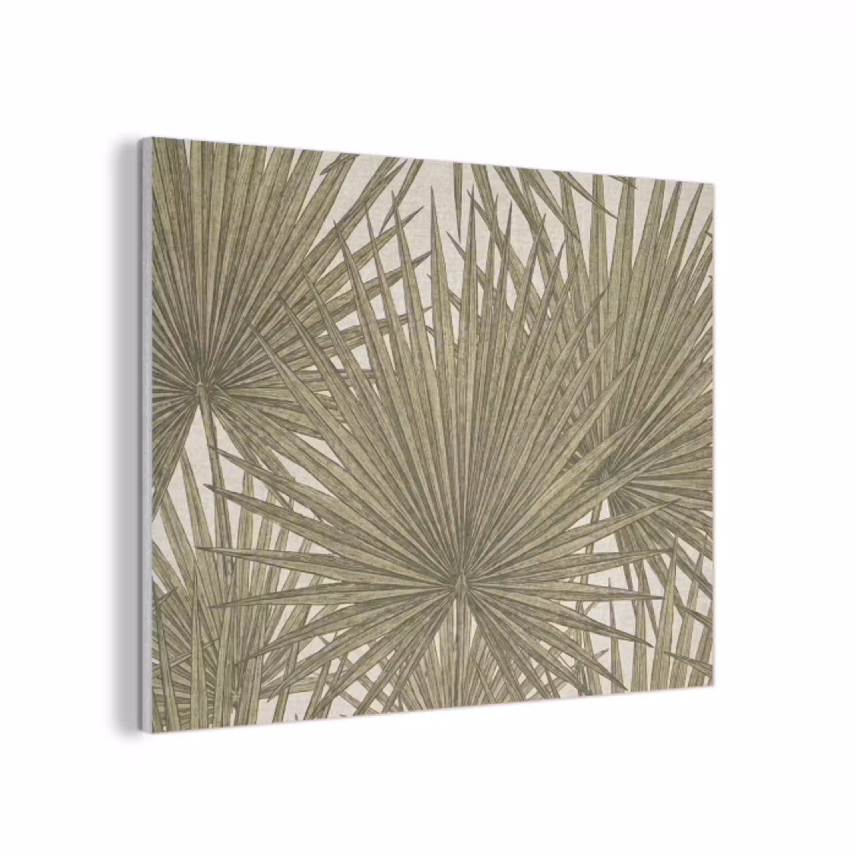 Blad - Tropisch - Patroon - Natuur - Groen PET vilt klein -3d