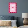 Kiss - Roze - Frans - Valentijn poster papier klein -sfeer2