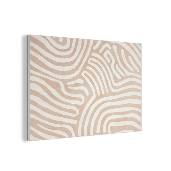 Akustikbild - Beige - Erde Muster