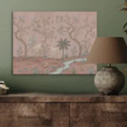 Nostalgisch - Reigers - Roze PET vilt klein -sfeer2