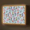 Laarzen - Patroon - Disco Light Box met batterij (Wandlamp) middel 907 -z3d_website