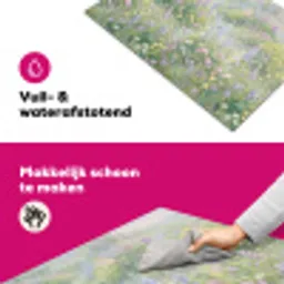 Bloemenveld - Heuvels - Kleurrijk Inductie beschermer vinyl 3mm klein -wsfeer6_website