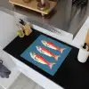 Vissen - Rood - Blauw Inductie beschemer met haakjes middel -sfeer1