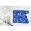 Bubbels - Patroon - Blauw muismat rubber klein -witbureau