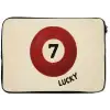 Cirkel - Zeven - Lucky - Rood laptophoes neopreen klein -zkaufland3dotto