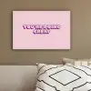 You're doing great - roze - 3D canvas 2cm klein -sfeer3