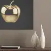 Appel - Goud - Chrome - Zwart PET vilt klein -sfeer6_closeup