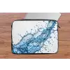 Spash - Water - Blauw laptophoes neopreen klein -tafel