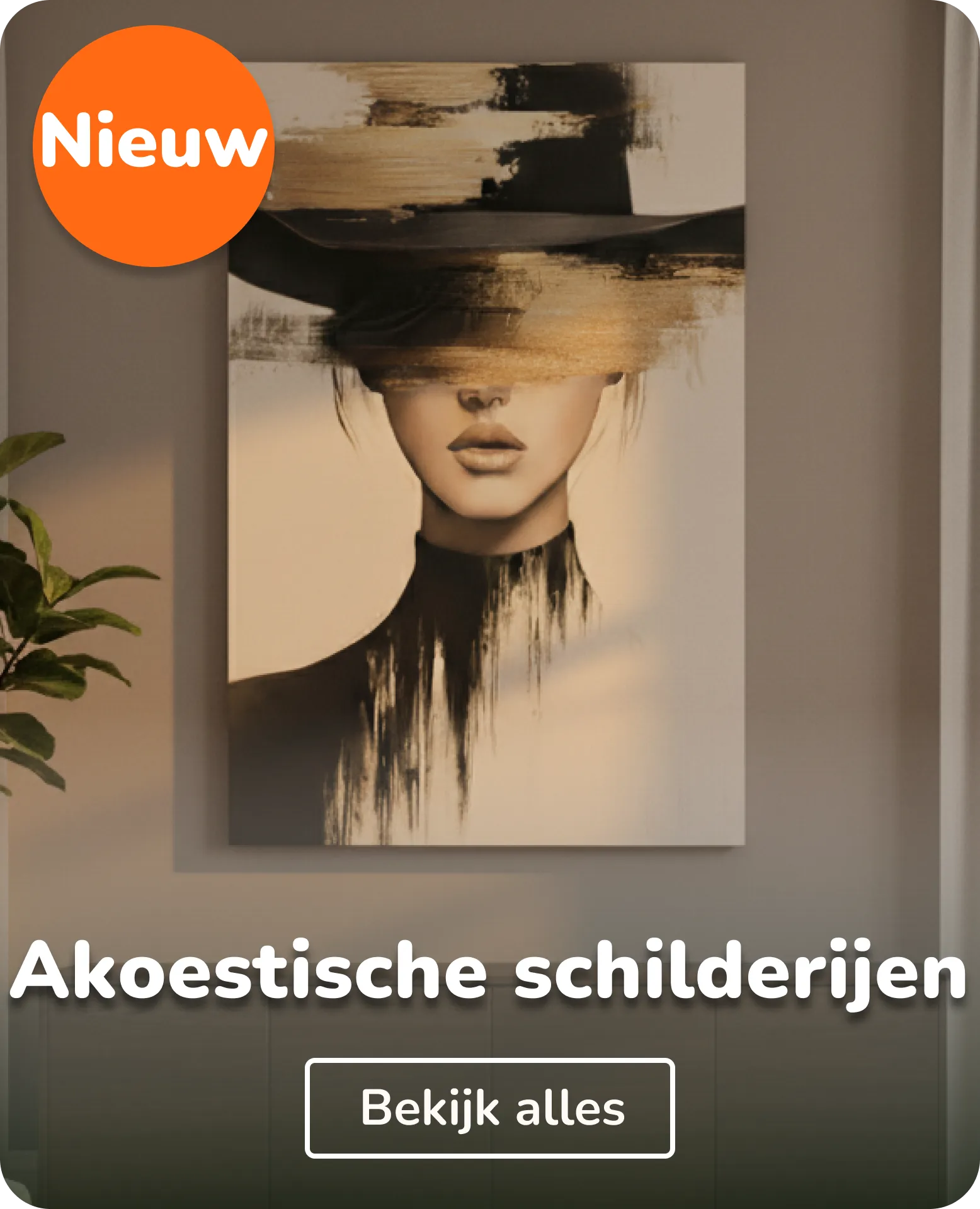 Akoestische vilt schilderijen