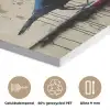 Street art - Meisje - Vogel - Graffiti - Banksy PET vilt klein -closeup_NL