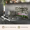 Hortensia’s - Stenen - Muur - Bloemen keuken achterwand spatscherm klein -usp_NL