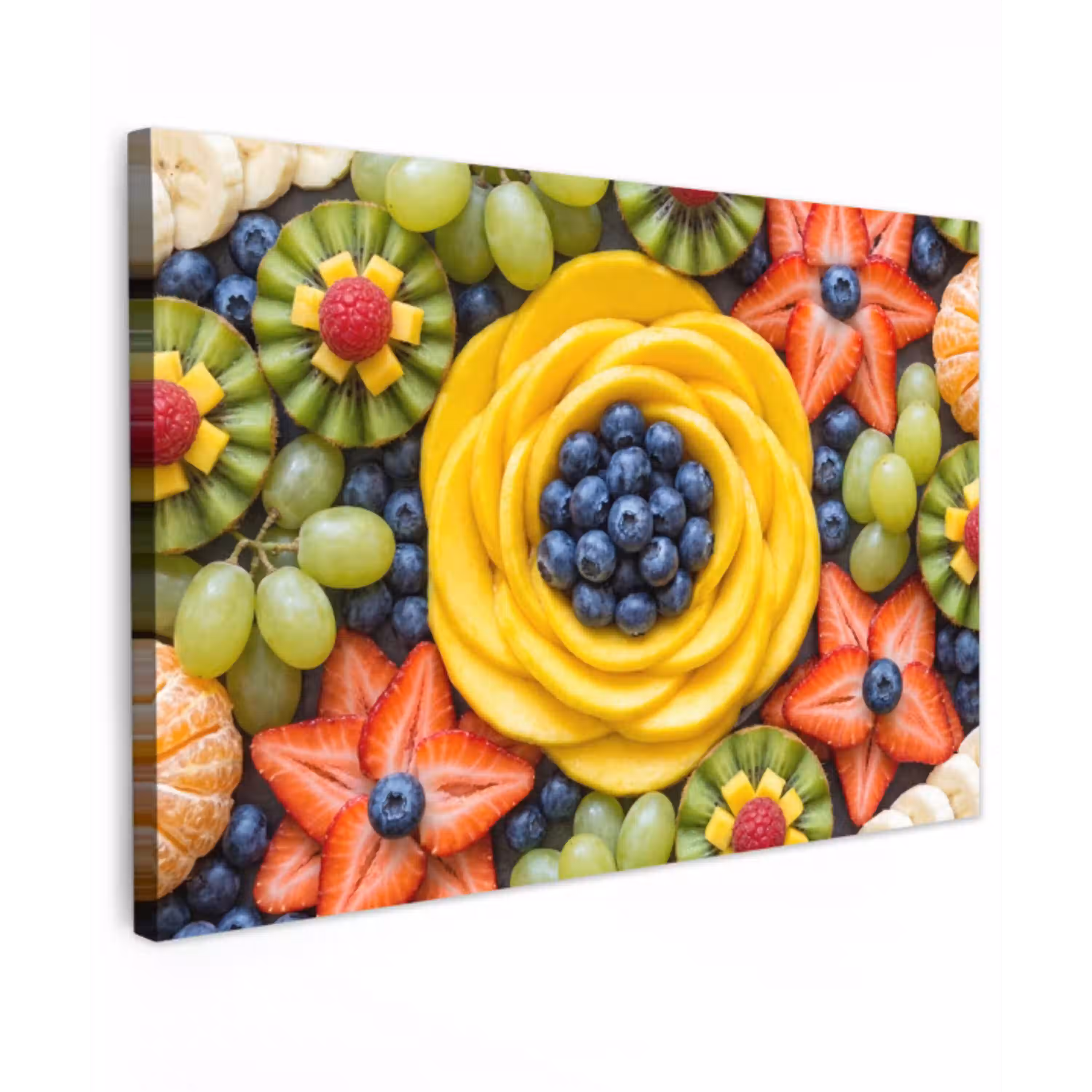 Fruit - Arrangement - Gezond - Kleurrijk - Eten canvas 2cm klein -z3d