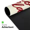Ciao bella - Rood - Wit - Minimalistisch Muismat XXL klein -sfeer2