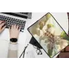 Bloesems - Zonlicht - Quote - Wit laptophoes neopreen klein -bureau