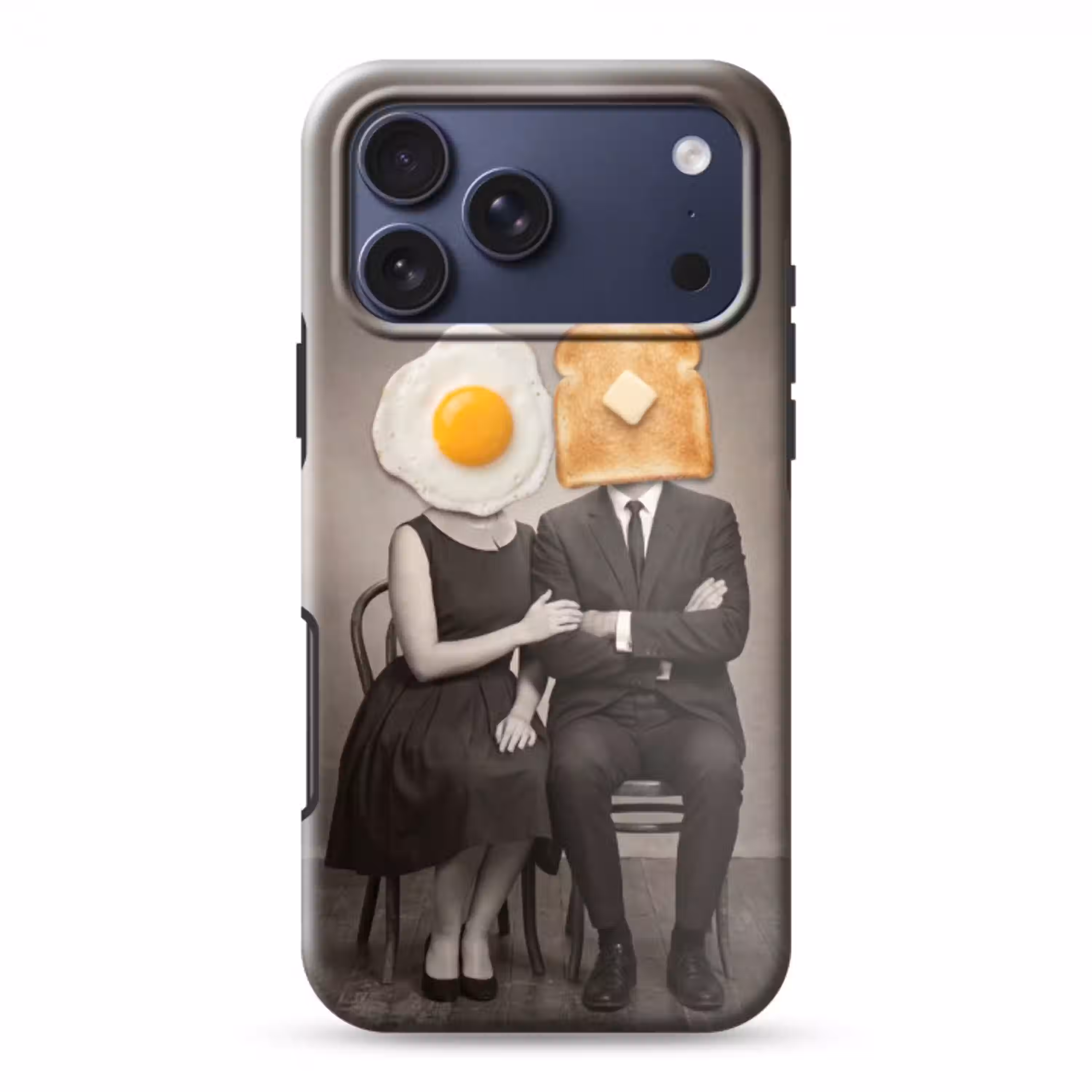 Ontbijt - Koppel - Ei - Brood Toughcase MagSafe Apple iPhone 17 Pro Max klein -3d