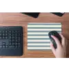 Strepen - Modern - Blauw muismat rubber klein 262 -toetsenbord