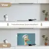 Eend - Koksmuts - Cute - Vogel keuken achterwand spatscherm klein -voor_na_NL
