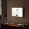 Minimalistisch - Stelen - Wit Light Box met batterij (Wandlamp) middel -sfeer1