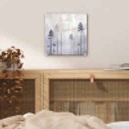 Bos - Bomen - Mist - Natuur - Illustratie - Grijs plexiglas 5mm klein -sfeer4