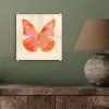 Vlinder - Minimalistisch - Roze plexiglas 5mm klein -sfeer3