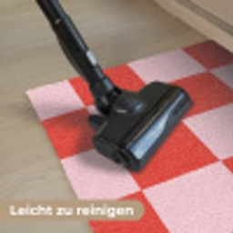 Schaakbord patroon - Rood - Roze - Blokjes Deurmat klein -reinigen_DE