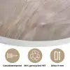 Graspluimen - Wind - Beige - Mistig Akoestische PET Vilt - Rond klein -closeup_NL