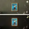 Vogel - Toekan - Blauw - Quotes Light Box met kabel (Wandlamp) klein -sfeer3