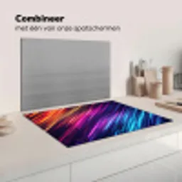 Snelheid - Kosmos - Kleurrijk Inductie beschermer vinyl 3mm klein -wsfeer7_website
