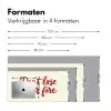 Don't lose your fire - Rood - Wit - Minimalistisch Muismat XXL klein -sfeer5