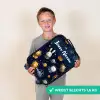Dieren - Astronaut - Planeten - Sterren Kinderkoffer - Zwart klein -sfeer4_NL