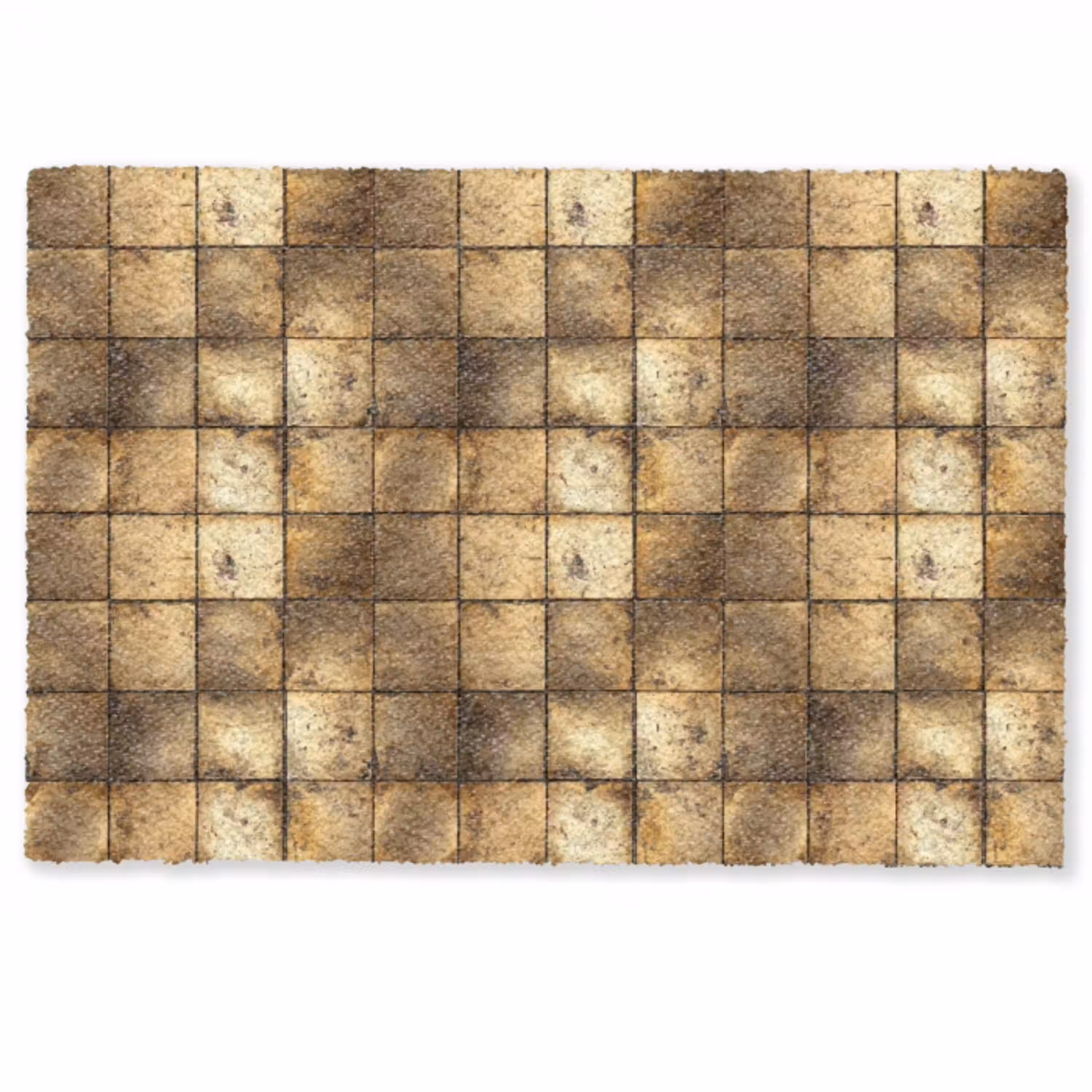 Geometrisch - Tegels - Goud Deurmat klein 898 -zkaufland3d