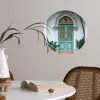 Deur - Patronen - Planten Wandcirkel behangsticker klein -sfeer3