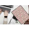 Lillibellen - Patroon - Roze laptophoes neopreen klein 279 -bureau
