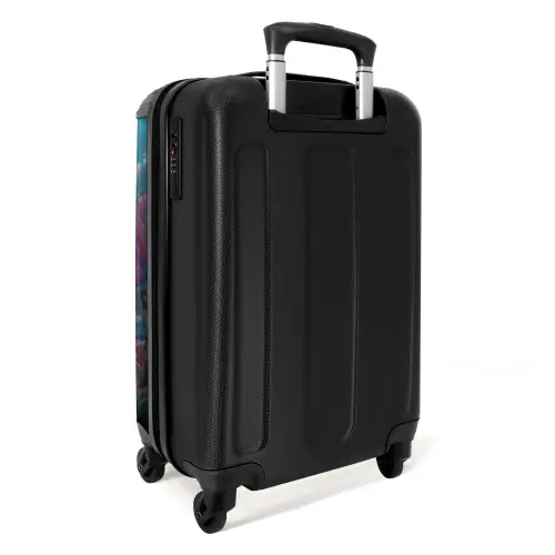Blije haai in kleurrijk koraalrif NBS - Handbagage koffer - Kinderen Unisex middel -achterkant