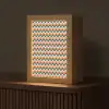 Retro - Disco - Golven - Kleur Light Box met kabel (Tafellamp) klein 925 -z3d_website