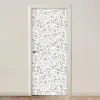 Luipaard - Motief - Grijs deurposter klein 289 -3d_beige