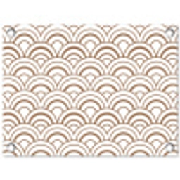 Klassiek - Motief - Terracotta tuinposter los doek klein 239 -3d