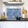 Modern - Abstract - Blauw Inductie beschemer met haakjes klein 777 -sfeer2