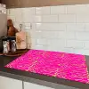 Neon - Groen - Roze - Tijger Inductie beschermer vinyl 3mm klein 276 -sfeer3