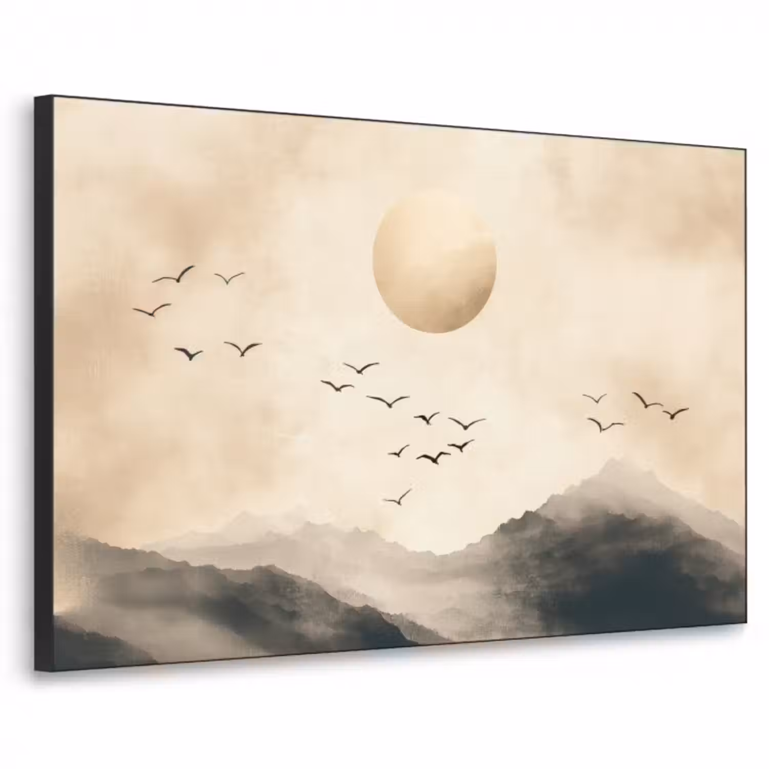 Art Frame - Landschaft - Japandi - Vogel