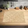 Gevlochten Natuur Inductie beschermer vinyl 3mm klein -sfeer5