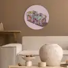 Sushi - Rolletjes - Steentjes - Kleurrijk Akoestische PET Vilt - Rond klein -sfeer1