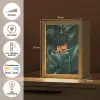 Paradijsvogel - Bloem - Exotisch Light Box met kabel (Tafellamp) klein -USP_NL