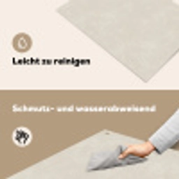 Zandkleurig - Modern - Egaal Inductie beschemer met haakjes klein 777 -ky-schoon-de