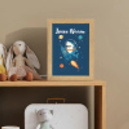 Raket - Haai - Ruimte Light Box met kabel (Kinderlampje) klein -sfeer2_kind