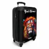 Kleurrijke Leeuw in Graffiti Stijl NBS - Handbagage koffer - Kinderen Unisex middel -productfoto_3d
