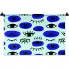 Patroon - Oog - Mint - Blauw Wandkleed katoen klein 269 -zz3d